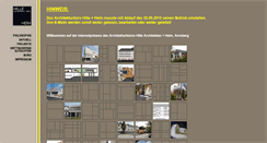 Desktop Screenshot of hilleheimarchitekten.de