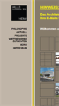 Mobile Screenshot of hilleheimarchitekten.de